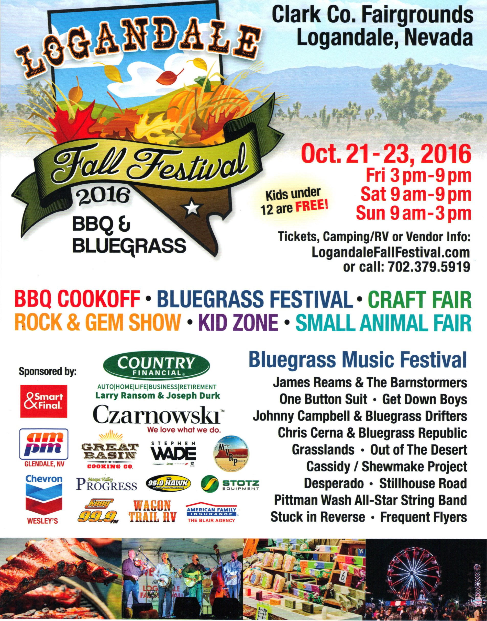 Logandale Fall Festival features bluegrass festival, barbecue cookoff