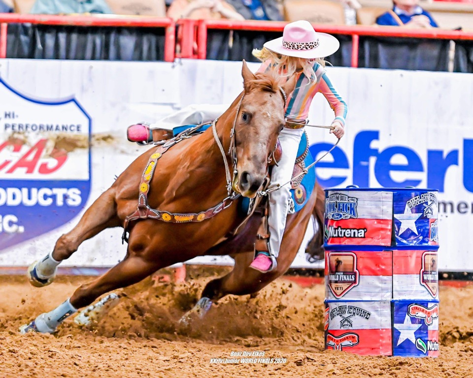Fourth grader from St. wins barrel racing title at Junior World