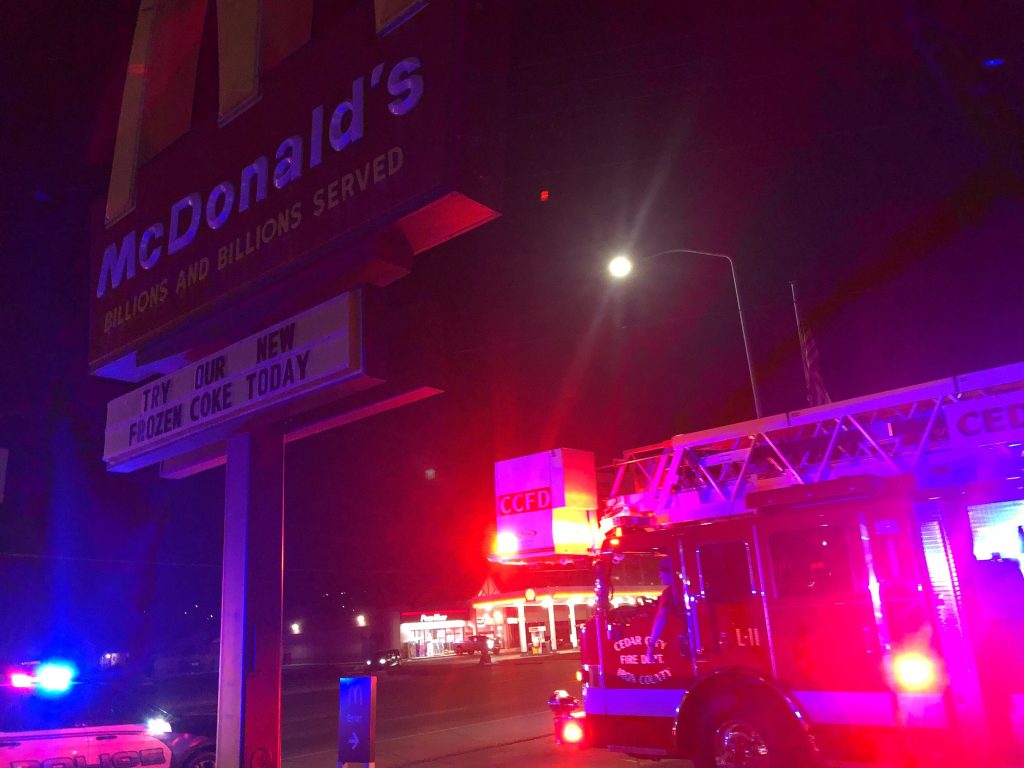 Fire In Rooftop Heating Unit Causes Temporary Closure Of Mcdonalds In Cedar City Cedar City News 